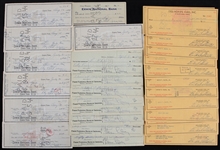 1944-58 Chicago Cubs Minor League Affiliate & Spring Training Signed Checks - Lot of 68