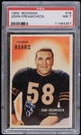 1955 John Kreamcheck Chicago Bears Bowman #76 Trading Card (PSA NM 7)