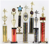2000s Tae Kwon Do 18" to 24" Trophies (Lot of 7)