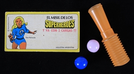 1970s Sue Richards Fantastic Four El Misil De Los Superheroes Con 2 Cargas Y La Carta Original