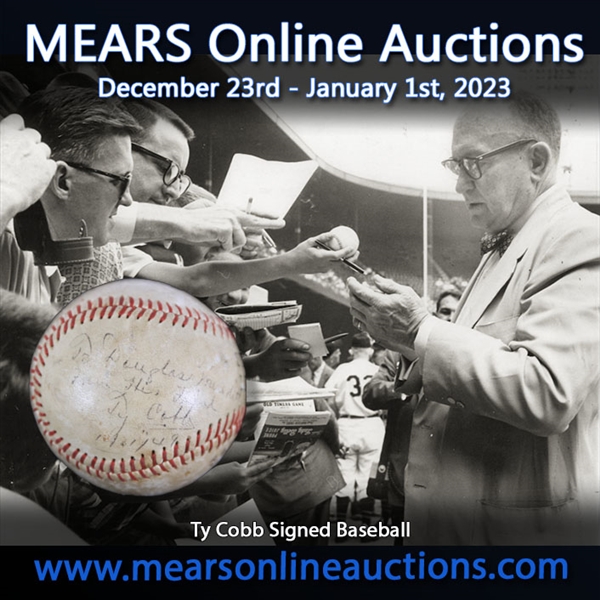 1949 Ty Cobb Detroit Tigers Signed & Inscribed Baseball (Full JSA Letter)
