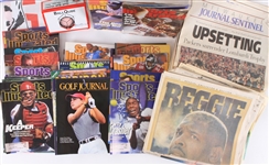1940s-2000s Baseball, Football, Golf Magazines, Mugs, Newspapers, & more (Lot of 125+)