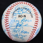1984 Chicago Cubs Team Signed ONL Feeney Baseball w/ 25+ Signatures Including Ryne Sandberg, Dennis Eckersley, Lee Smith & More (*Full JSA Letter*) 