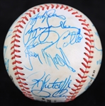 1984 Chicago Cubs Team Signed ONL Feeney Baseball w/ 25+ Signatures Including Ryne Sandberg, Dennis Eckersley, Lee Smith & More (*Full JSA Letter*) 