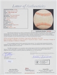 1969 Chicago Cubs Team Signed ONL Giles Baseball w/ 28 Signatures Including Leo Durocher, Ernie Banks, Fergie Jenkins, Ron Santo & More (*Full JSA Letter*)