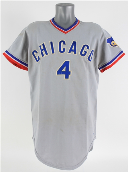 1972 Hank Aguirre Chicago Cubs Game Worn Road Jersey (MEARS LOA)