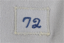 1972 Hank Aguirre Chicago Cubs Game Worn Road Jersey (MEARS LOA)