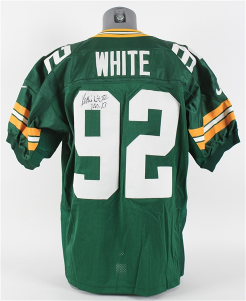 1999 Reggie White Green Bay Packers Signed Jersey (JSA)