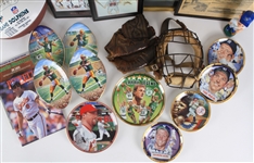 1970s-1990s Football, Baseball, Boxing Framed Prints, Bobble Heads & more (Lot of 45+)