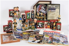 1970s-1990s Football, Baseball, Boxing Framed Prints, Bobble Heads & more (Lot of 45+)