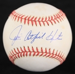 1993-94 Jim "Catfish" Hunter Athletics/Yankees Signed OAL Brown Baseball 