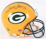 2002 Bart Starr Green Bay Packers Signed Full Size Helmet (JSA)