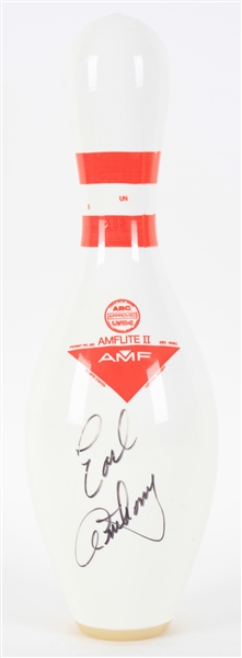 1980s Earl Anthony Champion Bowler Signed AMF Bowling Pin (JSA)