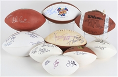 1950s-2000s Green Bay Packers Football Collection - Lot of 13 w/ 11 Signed Including & More (JSA)