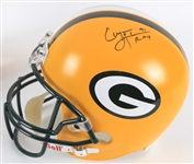 2000's Green Bay Packers Signed Full Size Helmets - Lot of 2 w/ Ahman Green & Eugene Robinson/Craig Newsome (JSA)