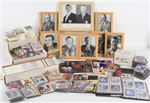 1980s-90s Baseball, Basketball, Hockey Trading Cards, Framed Posters and more 