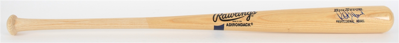 1990-97 Robin Yount Milwaukee Brewers Signed Rawlings Adirondack Bat (JSA)