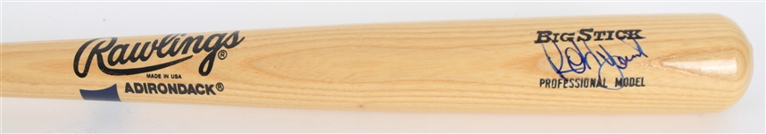 1990-97 Robin Yount Milwaukee Brewers Signed Rawlings Adirondack Bat (JSA)