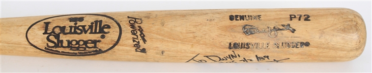 1989 (July 2) Robin Yount Milwaukee Brewers Signed Louisville Slugger Professional Model 2,500th Career Hit Game Used Bat (MEARS A9.5/PSA GU 9.5/JSA)