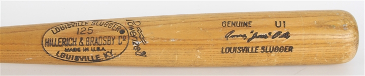 1977-79 Amos "Jose" Otis Kansas City Royals H&B Louisville Slugger Professional Model Game Used Bat (MEARS LOA)