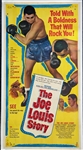 1953 The Joe Louis Story 44" x 81" Linenbacked Movie Poster