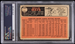 1966 Willie Mays San Francisco Giants Topps #1 Trading Card (PSA VG 3)