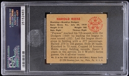 1950 Pee Wee Reese Brooklyn Dodgers Bowman #21 Series of Baseball Picture Card (PSA VG+ 3.5) 