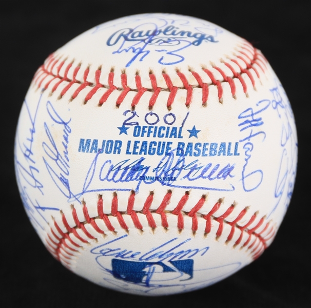 2001 Chicago Cubs Team Signed OML Selig Baseball w/ 30 Signatures Including Fred McGriff, Joe Girardi, Don Baylor & More (*Full JSA Letter*)