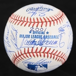 2001 Chicago Cubs Team Signed OML Selig Baseball w/ 30 Signatures Including Fred McGriff, Joe Girardi, Don Baylor & More (*Full JSA Letter*)