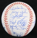 2001 Chicago Cubs Team Signed OML Selig Baseball w/ 30 Signatures Including Fred McGriff, Joe Girardi, Don Baylor & More (*Full JSA Letter*)