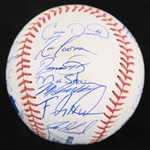 2001 Chicago Cubs Team Signed OML Selig Baseball w/ 30 Signatures Including Fred McGriff, Joe Girardi, Don Baylor & More (*Full JSA Letter*)