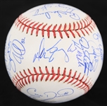 2001 Chicago Cubs Team Signed OML Selig Baseball w/ 30 Signatures Including Fred McGriff, Joe Girardi, Don Baylor & More (*Full JSA Letter*)