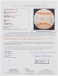 2001 Chicago Cubs Team Signed OML Selig Baseball w/ 30 Signatures Including Fred McGriff, Joe Girardi, Don Baylor & More (*Full JSA Letter*)