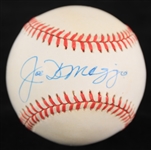 1995-98 Joe DiMaggio New York Yankees Signed OAL Budig Baseball (*Full JSA Letter*)