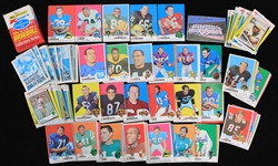 1969-82 Football & Baseball Trading Card Collection - Lot of 200+