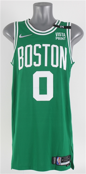 2022 Jayson Tatum Boston Celtics NBA Finals Icon Jersey (MEARS A5)