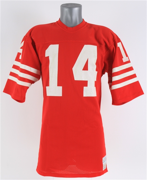 1974-75 Tom Owen San Francisco 49ers Game Worn Home Jersey (MEARS LOA)