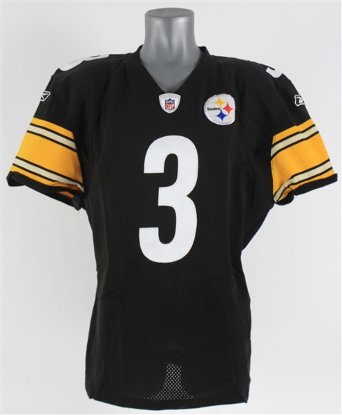 Lot Detail - 2009 Jeff Reed Pittsburgh Steelers Game Worn Home Jersey ...