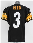 2009 Jeff Reed Pittsburgh Steelers Game Worn Home Jersey (MEARS LOA)