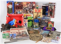 1960s-2000s Vintage Toys, Books, Pinback Buttons and more (Lot of 180+)