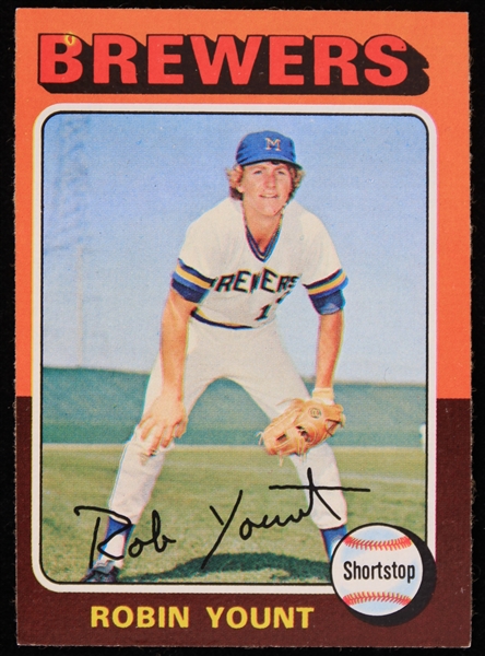 1975 Robin Yount Milwaukee Brewers Topps Rookie Card #223