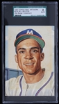 1953 Topps Original Card Artwork #214 Bill Bruton Milwaukee Braves - Rookie Card Graded Authentic (SGC Slabbed) EX Sy Berger Collection, 1:1