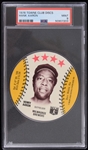 1976 Hank Aaron Milwaukee Brewers Towne Club Disc (PSA MINT 9)