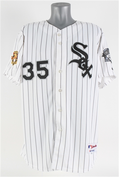 2001 (post-09/11) Frank Thomas Chicago White Sox Home Jersey (MEARS A5) 