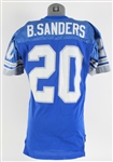 1991 Barry Sanders Detroit Lions Game Worn Home Jersey (MEARS A10)