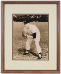 1951 Mickey Mantle New York Yankees 17.5" x 21.5" Framed Photo 