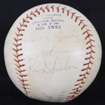 1974 Philadelphia Phillies Team Signed Baseball w/ 21 Signatures Including Steve Carlton, Bob Boone, Danny Ozark & More (JSA)