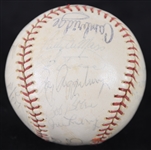 1974 Philadelphia Phillies Team Signed Baseball w/ 21 Signatures Including Steve Carlton, Bob Boone, Danny Ozark & More (JSA)