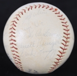 1974 Philadelphia Phillies Team Signed Baseball w/ 21 Signatures Including Steve Carlton, Bob Boone, Danny Ozark & More (JSA)