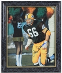 2000s Ray Nitschke Green Bay Packers Signed 10" x 12" Framed Photo (JSA)